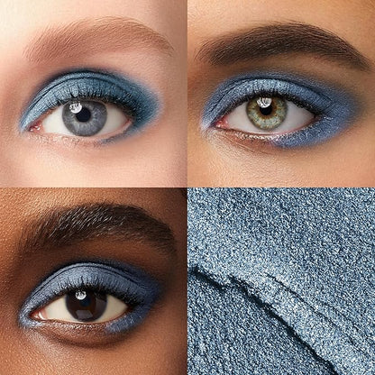 Julep Twice As Nice Eyeshadow Stick and Eyeliner Duo | Includes Eyeshadow 101 Creme-to-Powder Waterproof Shadow Stick, Sapphire Shimmer and All-Day Gel Eyeliner Pencil, Blackest Black
