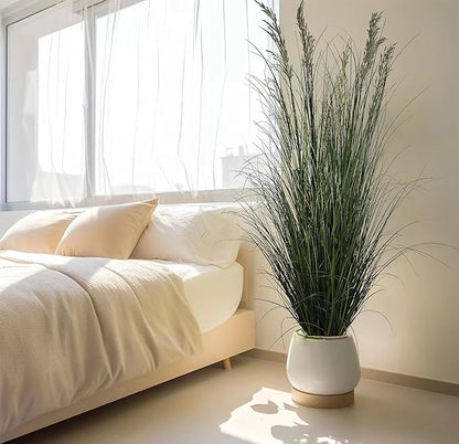 Artificial Plant 71in（6ft,2pack） Tall Artificial Grass Plant,Faux Plants Indoor Home Decorative Artificial Plants & Flowers in Pot Fake Plant, House Plant Indoor