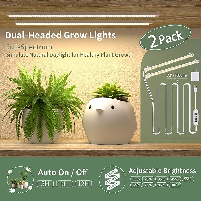 Plant Stand Indoor with Grow Lights, 7 Tiered Metal Plant Stand for Indoor Plants Multiple, Large Plant Shelf Display Rack, Half-Moon-Shaped Tall Plant Holder for Living Room, Patio (White)