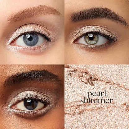 Julep Eyeshadow 101 Cream-to-Powder Waterproof Shadow Stick – Pearl Shimmer – Long-Lasting, Crease-Proof, Light Golden-Beige Shimmer Cream Eyeshadow with Built-in Smudger