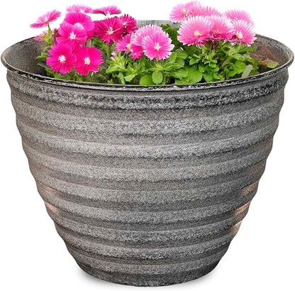 Headwind Ironstone Woodsdale Planter, 10", Dusted Pearl, 1 Pack