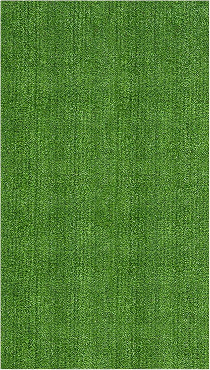 Ottomanson Artificial Grass Turf 6'6" x 46' Indoor Outdoor Faux Grass Rug with Drainage Holes, Customizable with Extra Long Size Options, Perfect for Patio Lawn Balcony Weddings Photoshoot Backdrop