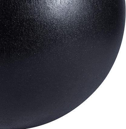 Safavieh Outdoor Collection Kenslia Black Concrete Planter (Fully Assembled)