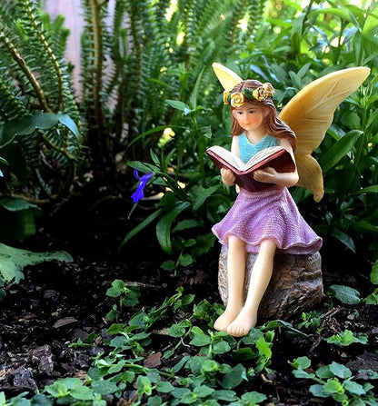 PRETMANNS Fairies for Fairy Garden – Adorable Accessories Kit for an Outdoor Miniature Garden – Boy & Girl Figurines – 3 Items