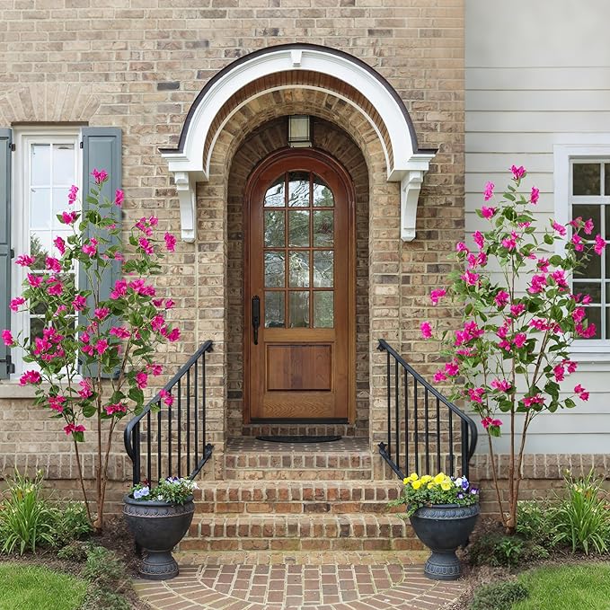 Fake Tree Bougainvillea Artificial Tall Fake Plant 6 Feet Faux Trees Indoor Faux Bougainvillea Artificial Trees Tall Artificial Plants Indoor Applies to Indoor Home Decor Office Hotel Decor