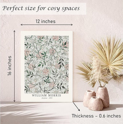 Induslyfe Framed Sage Green Vintage Wall Art Canvas Decor Set of 3, Matisse Wall Art Prints Posters Mid Century Modern Art, Aesthetic Floral Botanical wall art for bedroom, living room, bathroom 12x16