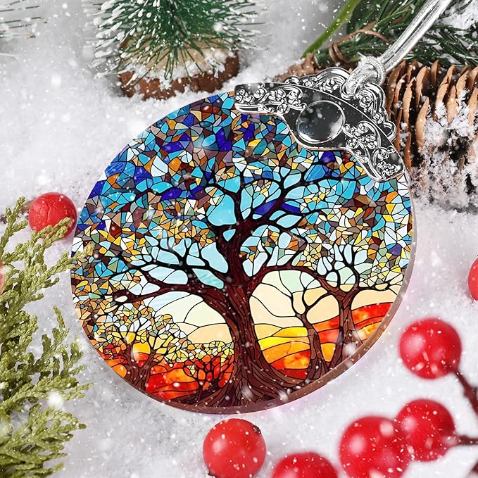 Tree of Life Ornament - Jocidea Tree of Life Christmas Ornament - Tree of Life Ornament Gift - Holiday Keepsake - Stocking Stuffer - Tree of Life Gift