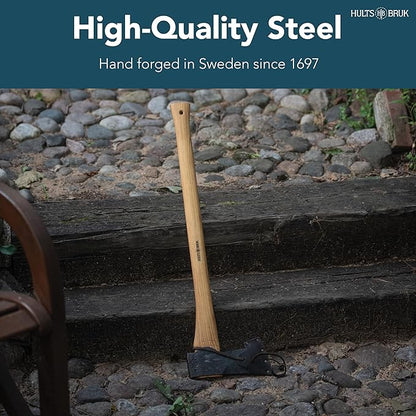 Hults Bruk 840740 Sarek Splitting Axe - 3.5 lb Head, 30" Handle