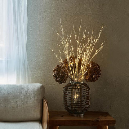 Hairui Lighted Branches 150L 8 Functions Warm White and Multicolor Fairy Lights 30IN for Room Easter Christmas Holiday Decoration