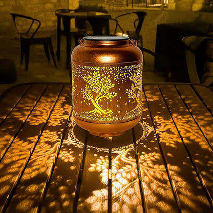 Solar Lanterns Outdoor Waterproof, Birthday Gifts for Women, Solar Lights for Backyard Porch Patio Table Yard Balcony Lawn Pathway