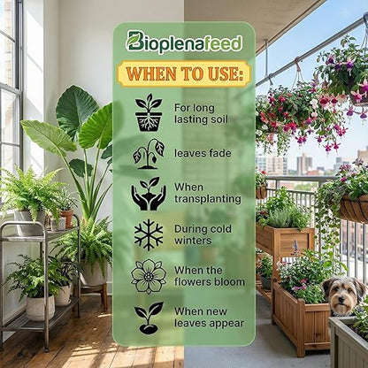 All-Purpose Liquid Plant Food Fertilizer (6-Pack) | Easy No-Mix Spikes for Indoor House Plants & Outdoor Flowers | Bloom Booster Nutrient Solution for Vibrant Growth & Strong Roots | Made in The USA