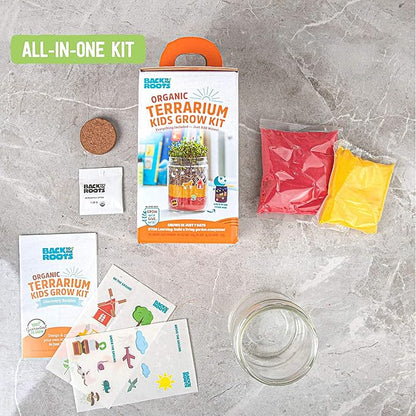 Back to the Roots Terrarium Grow Kit - Easy-to-Use DIY Set for All Ages Small