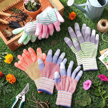 50 Pairs Gardening Gloves, Gardening Yard Gloves for Women and Men, Non Slip Rubber Coated, Breathable & Durability(Free Size)