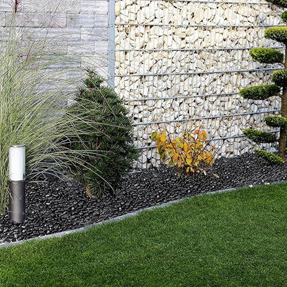 30 lbs Decorative Garden Rocks for Flower Pots, Vase, 1"-2", Polished Black River Stones for Plants, Outdoor Landscaping, Walkways, Yard