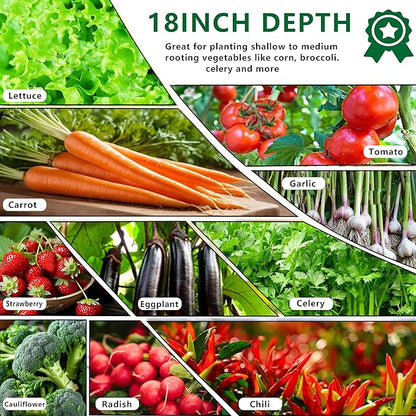 12x2x1.5FT Galvanized Raised Garden Bed,Vegetable Boxes-Rectangle Metal Flower Box,Large Planter Raised Beds Outdoor Garden for Planting,Fruit,Herb-Black