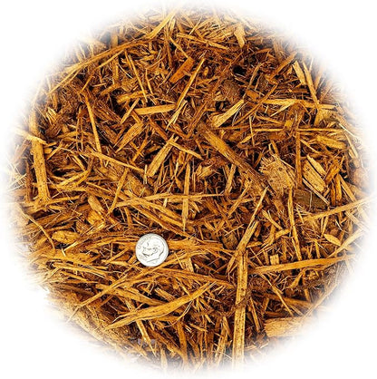 Gardenera Premium Yellow Mulch - Transform Your Landscape with Natural Elegance - 1 Quart