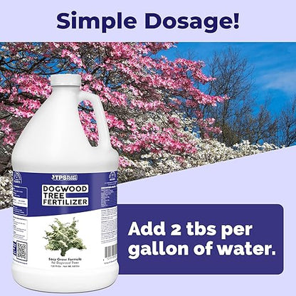 Dogwood Tree Fertilizer, Complete Liquid Dogwood Plant Food, 1 Gallon (128 oz)