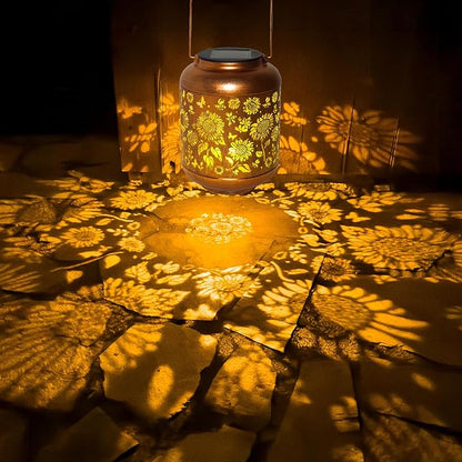 Solar Lanterns Outdoor Waterproof, Sunflower Gifts for Women Grandma Mom, Hanging Solar Lights for Backyard Porch Patio Table Yard Balcony Lawn Pathway, Mothers Day Gifts