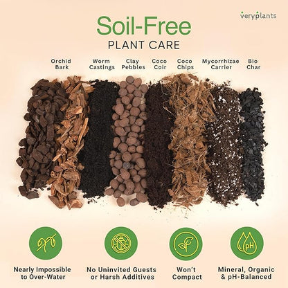 Molly's Aroid Mix - Premium Soilless Potting Mix for Houseplants - Fast Draining, Chunky & Easier to Water vs. Soil for Indoor Plants - with Bark, Coco Chips, Worm Castings, Mycorrhizae 3 Dry Quarts