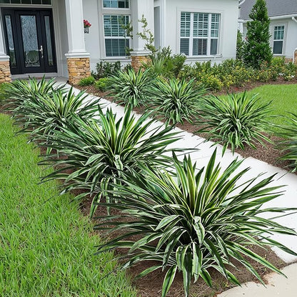 Artificial Agave Plant Fake Agave Planters for Indoor Outdoor Faux Agave Plants Real Touch Realistic Greenery for Home Living Room Office Bathroom Garden Front Porch Patio Decor (27inch-2 Pcs White)