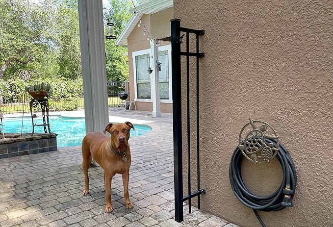 Bronze Sea Turtle Cast Iron Hose Holder: Decorative Wall-Mounted Garden Hose Hanger - Nautical Outdoor Decor Accentuating Your Space with Coastal Elegance