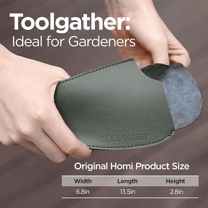 Original Homi Hand Hoe - Traditional Handmade Korean Garden Tool for Weeding Digging & Planting with Forged Steel & Chestnut and Acacia Wood Handle