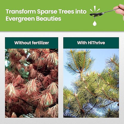 32oz Evergreen Fertilizer - Makes 32 Gallons of Evergreen Tree Fertilizer, Nutrient-Rich Tree Food for Lush, Resilient Foliage, Strong Branches, and Vibrant Greenery All Year Round