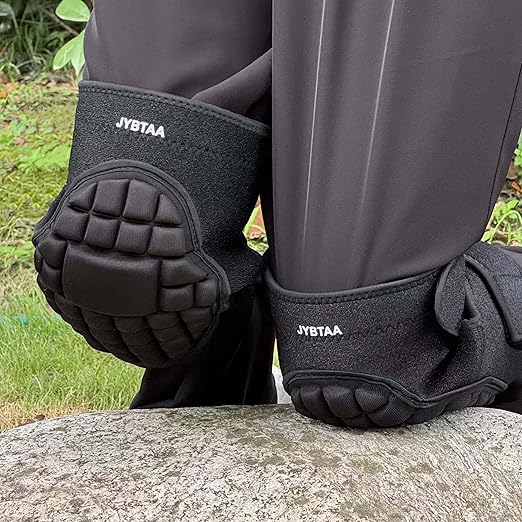 Men/Women Kneeling Knee Pads, Waterproof Knee Pad for Gardenig, Cleaning, Carpet Installation, Tile Concrete Work, Soft Thick EVA Foam Knee Padding for Housework, Mechanic for Christmas, Black M (1 Pair)