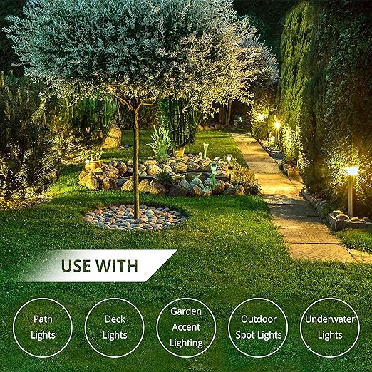 Wirefy 10/2 Low Voltage Landscape Wire 50 ft | Low Voltage Landscape Lighting Wire | Pure Copper | Outdoor Direct Burial | 10-Gauge 2-Conductor 50 Feet | UL Listed