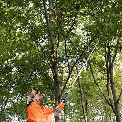 KSEIBI 143010 Long Reach 3.5 ft (1.0m) Cut & Hold Bypass Pruner - Lightweight Aluminum, Rust-Resistant, Ergonomic Grip, 1/4" Max Cut - Ideal for Precision Gardening & Pruning