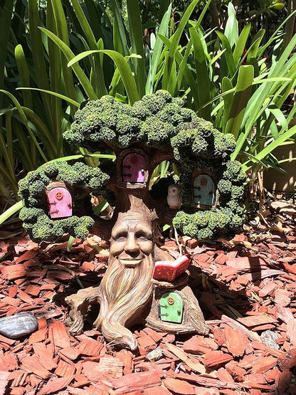 GlitZGlam Fairy Garden Enchanted Joshua's Miniature Tree (10.5 Inch Tall) for Fairies and Lawn Gnomes - A Garden Accessory