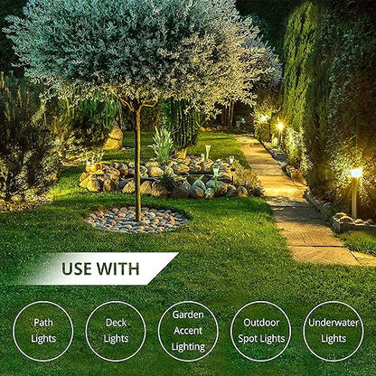 Wirefy 16/2 Low Voltage Landscape Wire 250 ft | Low Voltage Landscape Lighting Wire | Pure Copper | Outdoor Direct Burial | 16-Gauge 2-Conductor 250 Feet | UL Listed